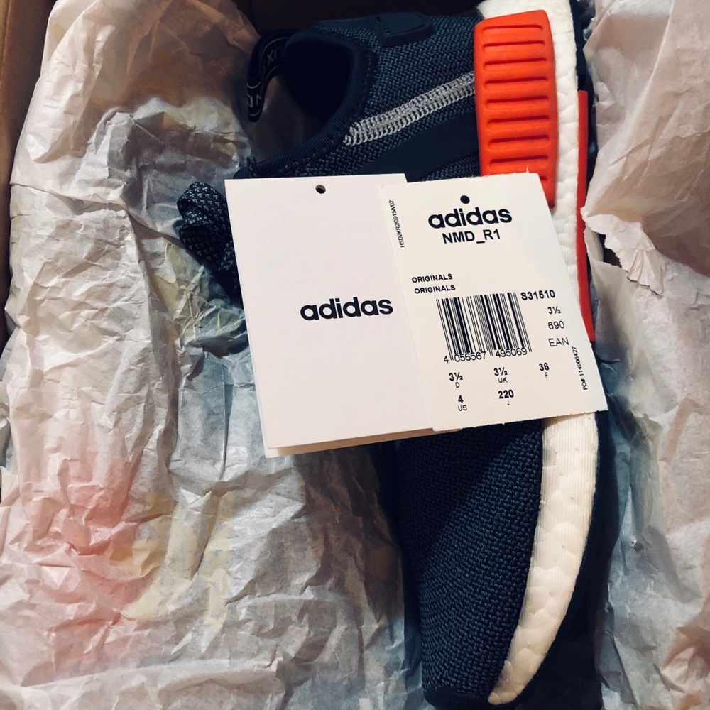 ADIDAS NMD R1 US M SIZE 4 PRE OWNED - Picture 4 of 8